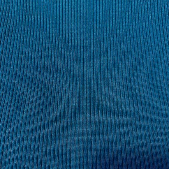 Uniqlo blue extra fine 100% merino wool ribbed turtleneck sweater NWT - Picture 3 of 8